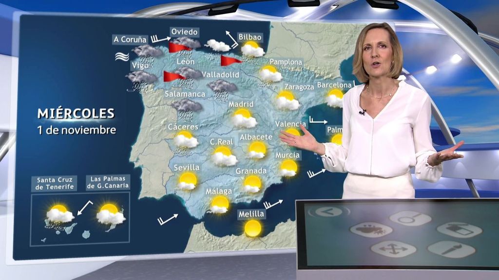 Llegan más lluvias tras la entrada de un nuevo frente por la costa gallega