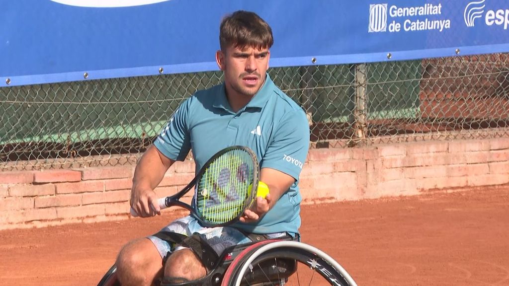 Martín, el tenista paralímpico con síndrome de Proteus: "No hay ningún problema porque me falte un pie"