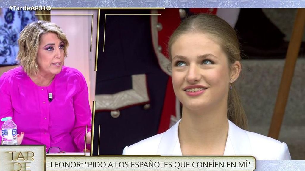 Susana Díaz nos desvela el momento de tensión vivido durante la jura de la princesa Leonor