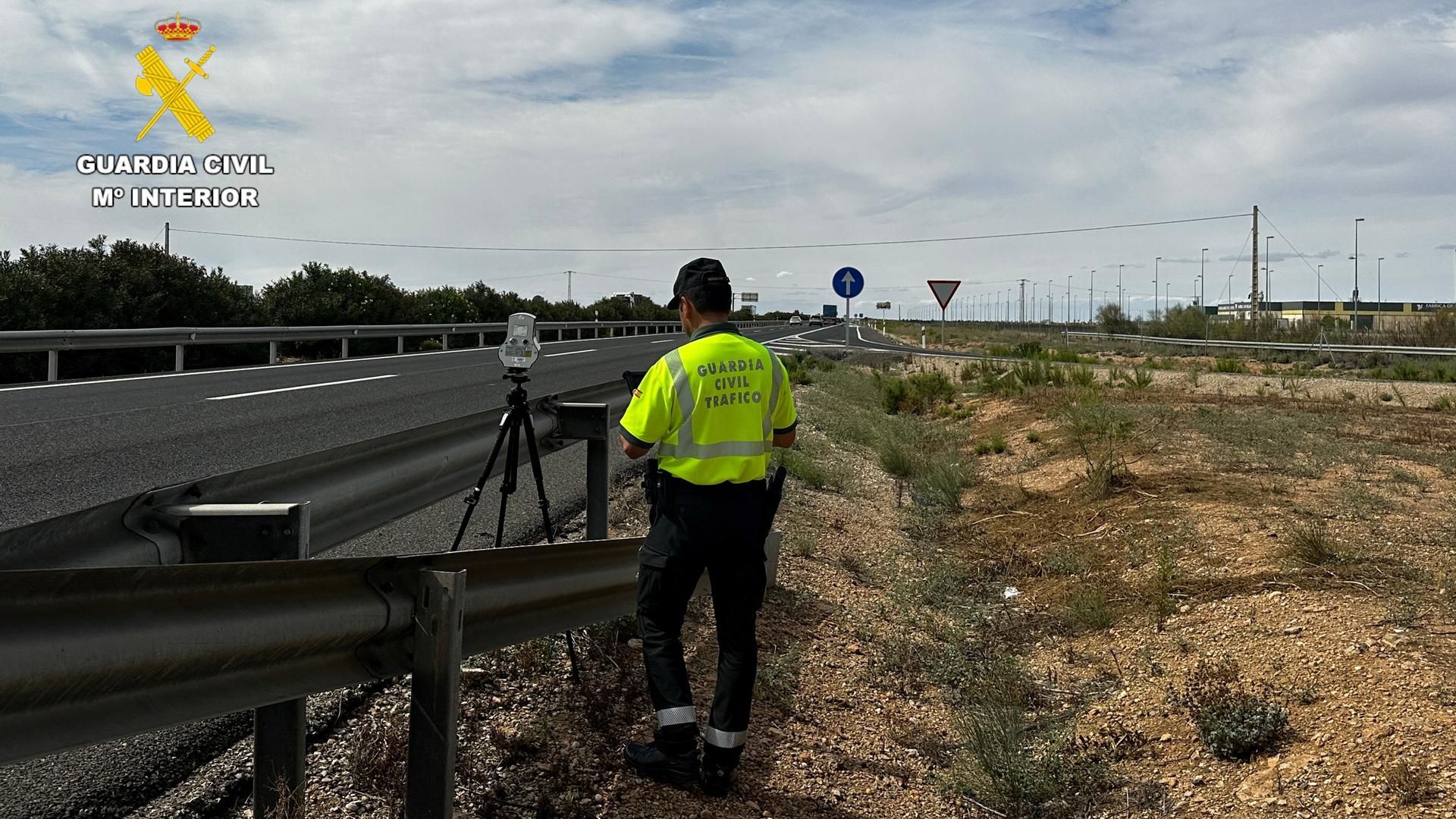 Radar de velocidad de la Guardia Civil