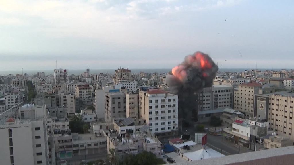 Noche de bombardeos en la Franja de Gaza, que suma, al menos, 1.100 muertos