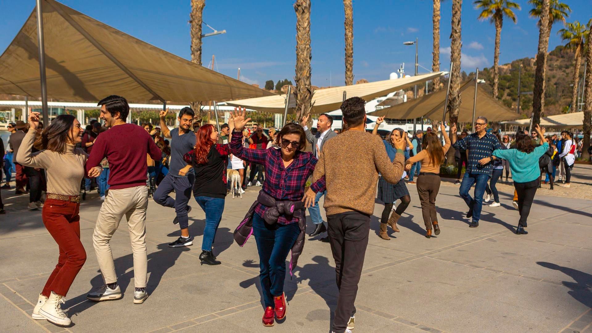 Festival de swing en Muelle Uno.
