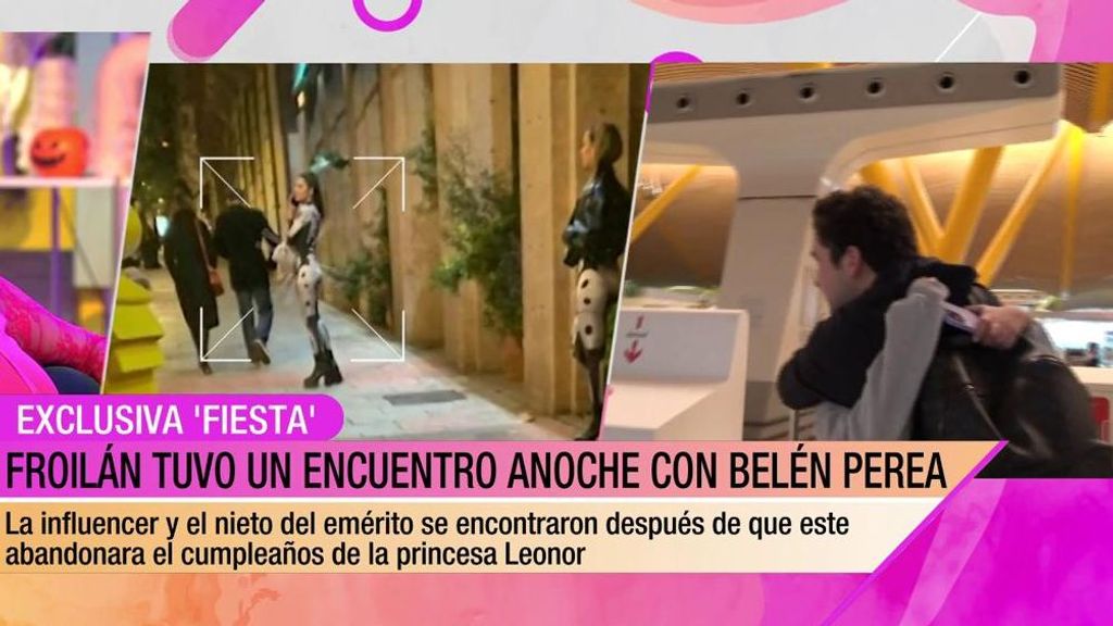 El encuentro de Froilán con una famosa chica tras el cumpleaños de Leonor: "Le estaba abrazando"