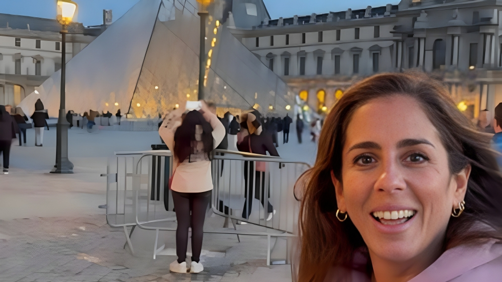 Anabel Pantoja se emociona al visitar París por primera vez