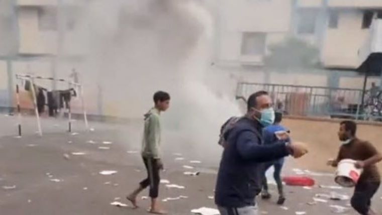 Israel lanza bombas de fósforo blanco sobre una escuela de la ONU en Gaza