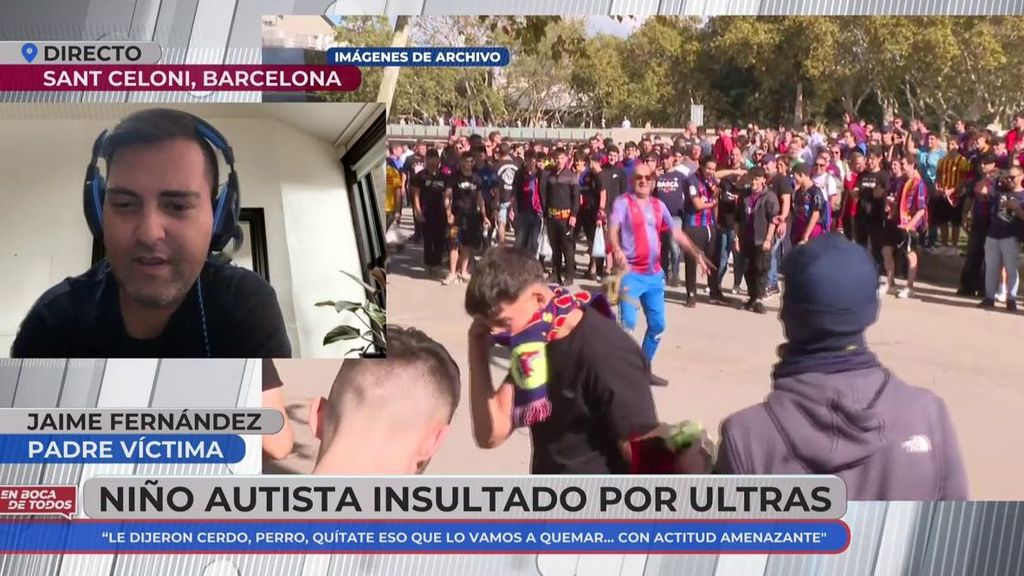 Ultras del Barcelona insultan a un niño con autismo por llevar una bufanda del Real Madrid