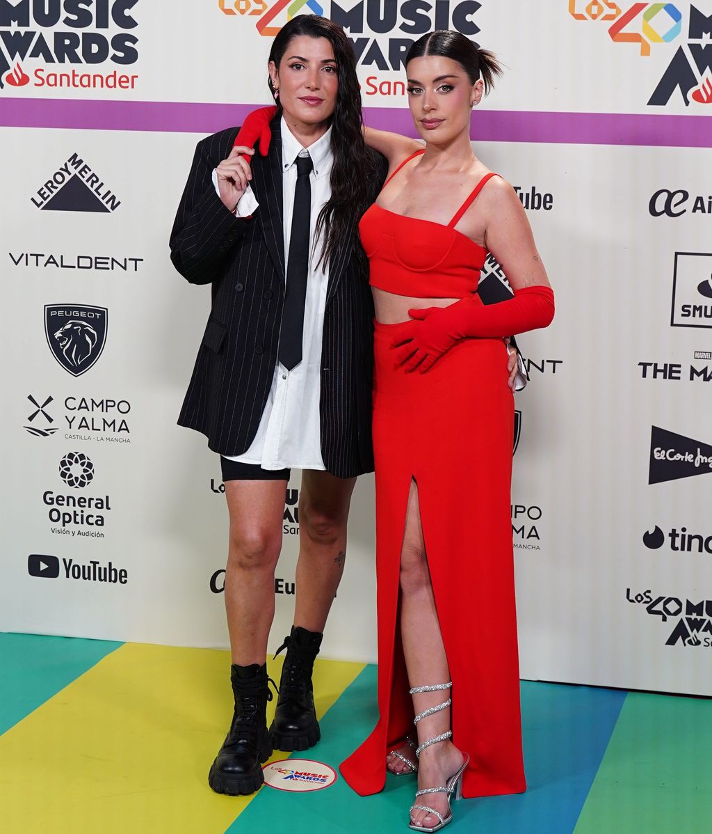 Dulceida y Alba Paul, en Los40 Music Awards Santander 2023