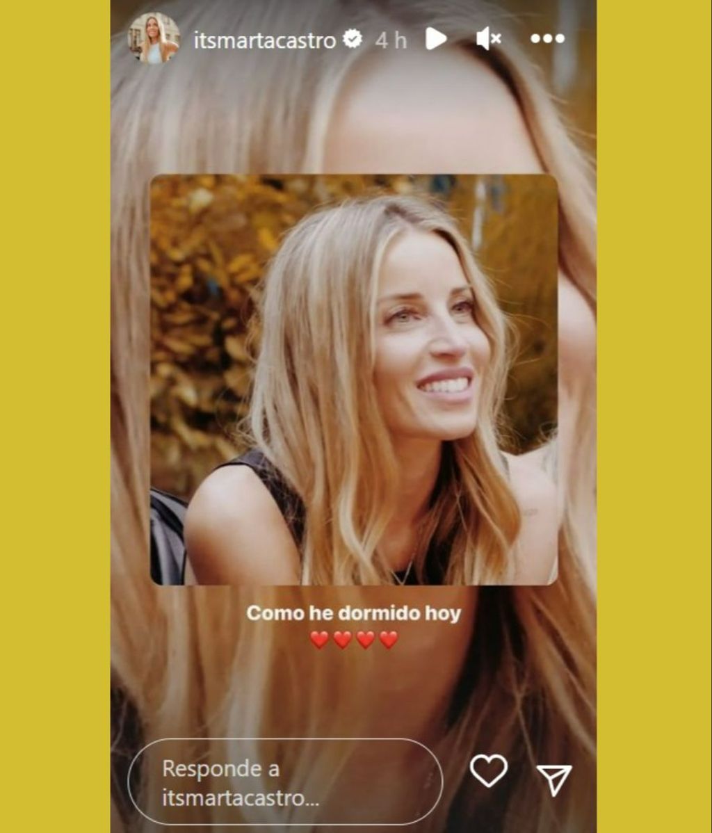 Marta Castro reaparece en stories