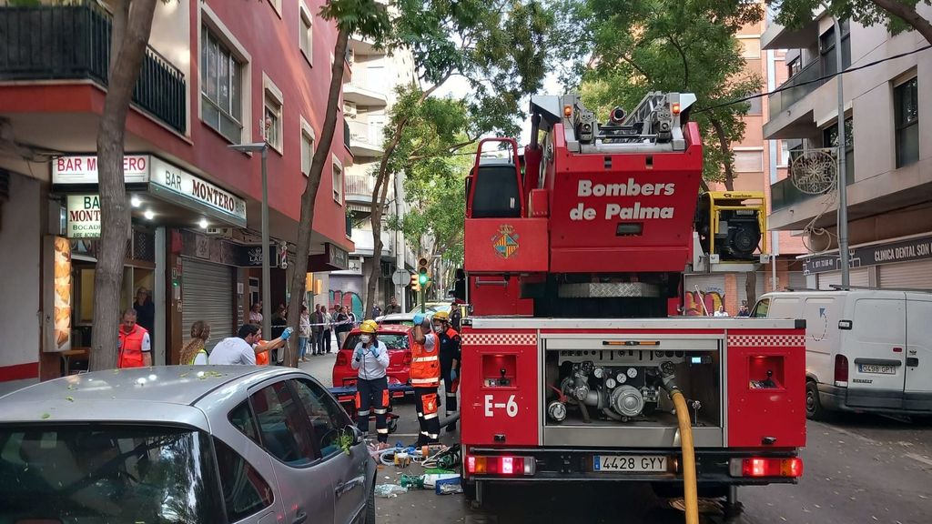 Mueren las dos mujeres afectadas por el incendio de una vivienda este jueves en Palma