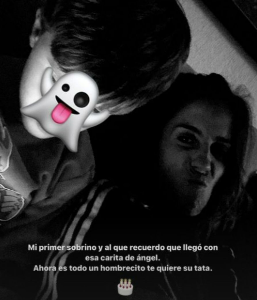 Anabel Pantoja felicita a su sobrino