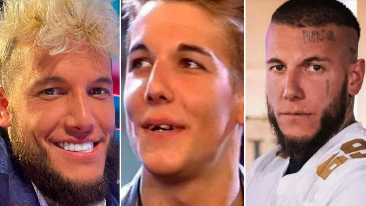 El antes y el después de Alex Caniggia: todos sus retoques y con la cara llena de tatuajes