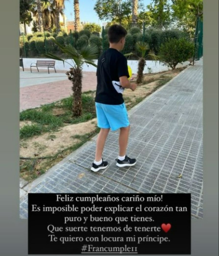 Irene Rosales felicita al hijo mayor de su marido