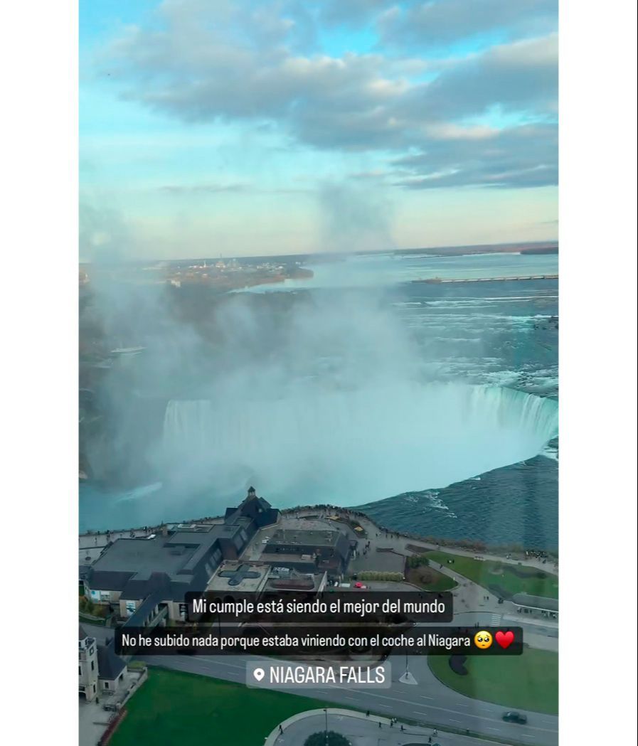Las vistas a las cataratas del Niágara desde el hotel de Marta Peñate y Tony Spina
