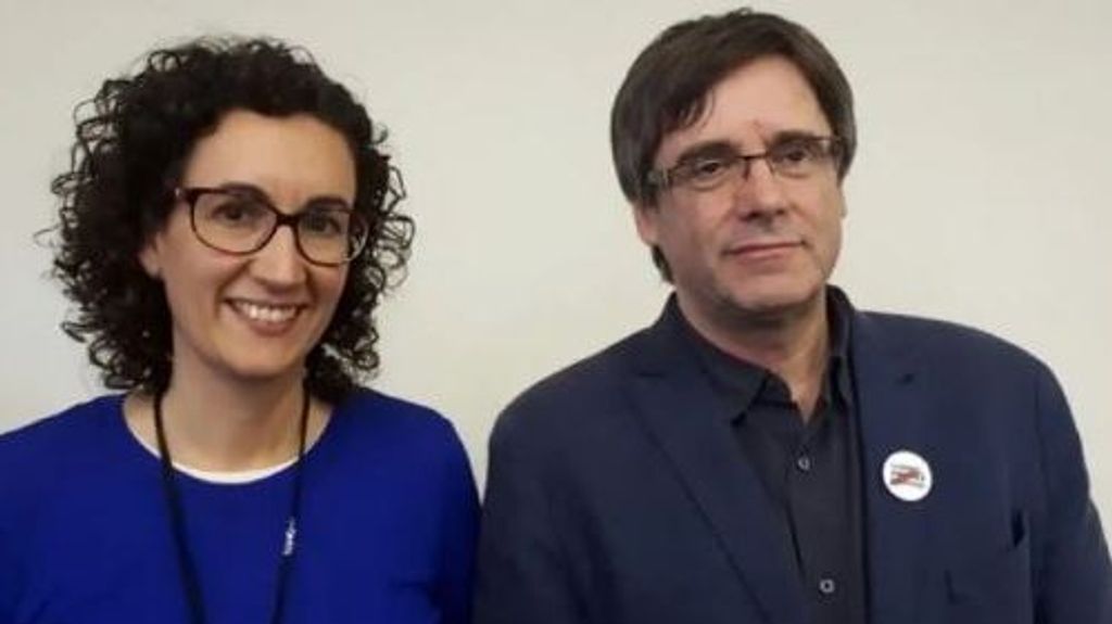 Marta Rovira y Carles Puigdemont han sido imputados por terrorismo por un juez de la Audiencia Nacional