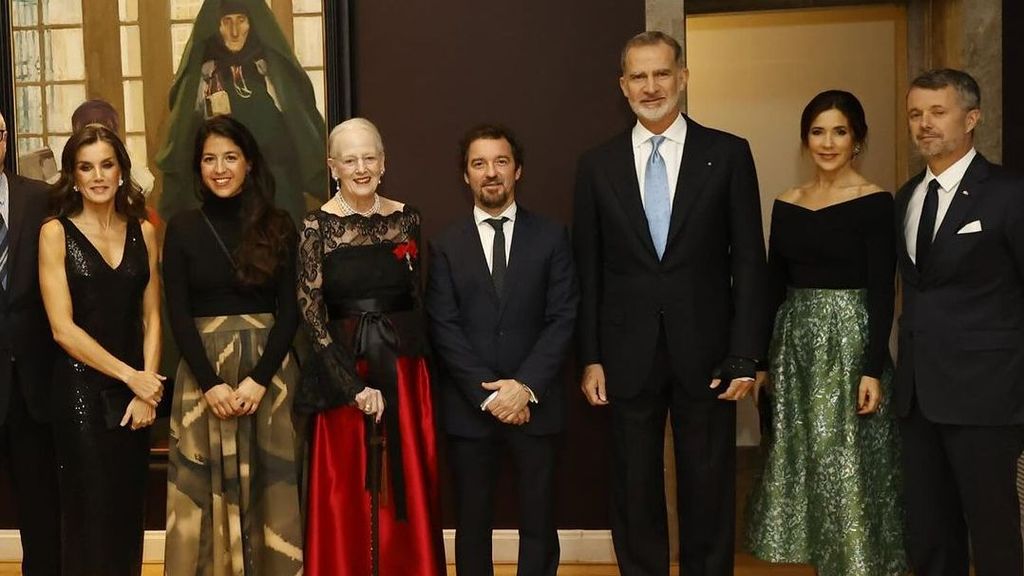 Los príncipes herederos de Dinamarca reaparecen junto a Felipe y Letizia
