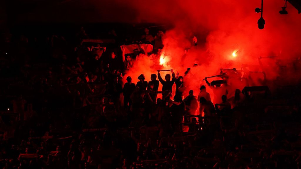 Al menos tres detenidos en los disturbios previos al partido entre Real Sociedad y Benfica en San Sebastián