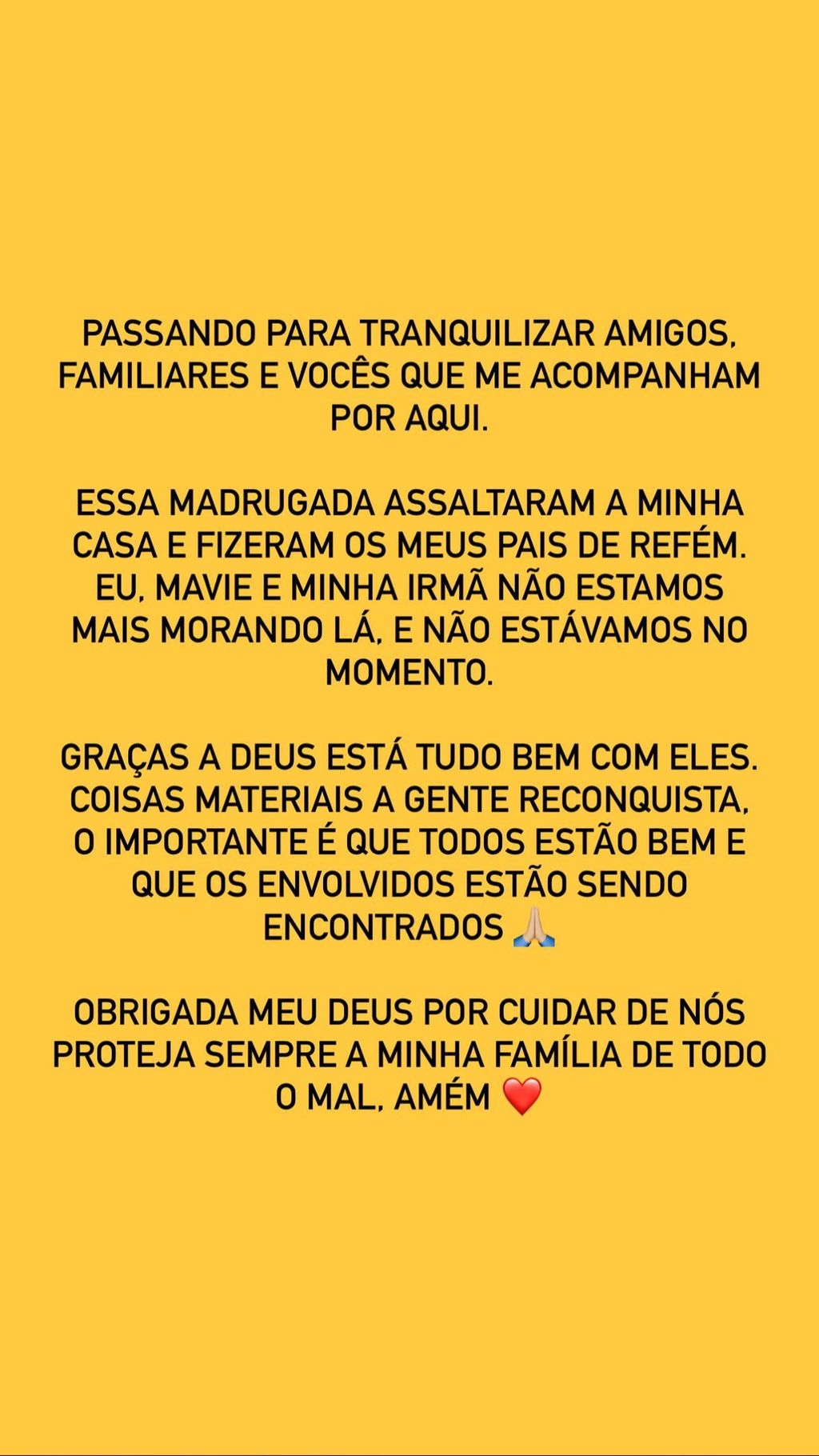 La novia de Neymar aclara los detalles sobre el asalto e intento de secuestro