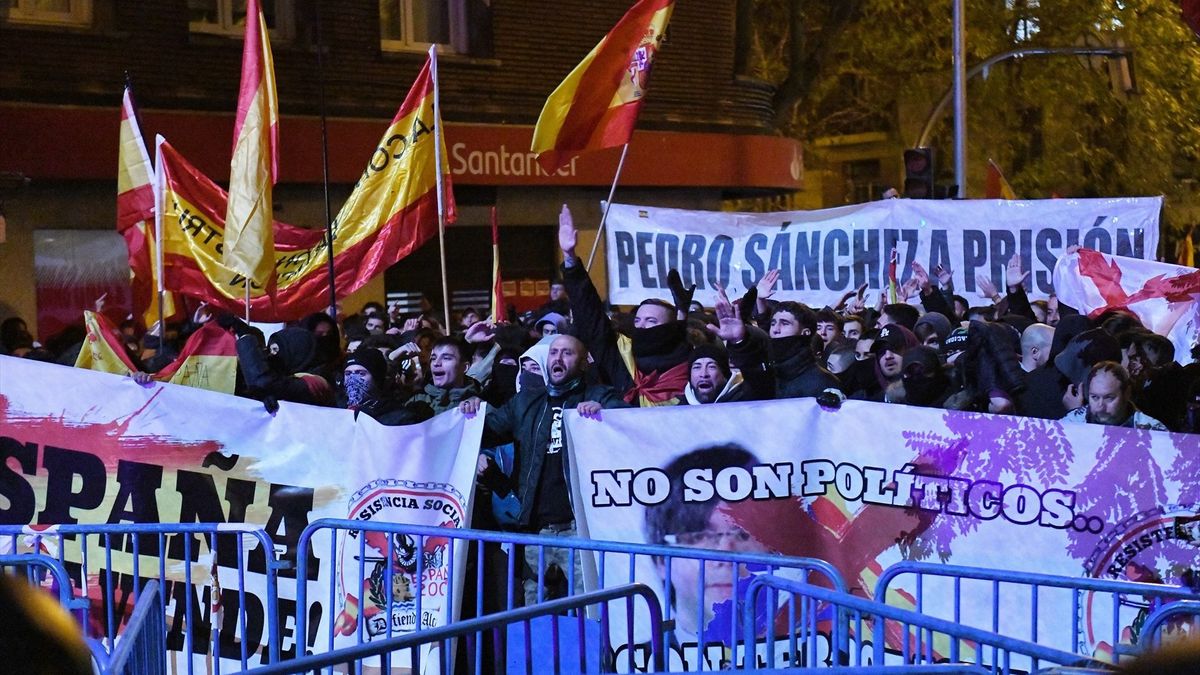 Protestas miércoles 8 de noviembre en la calle Ferraz