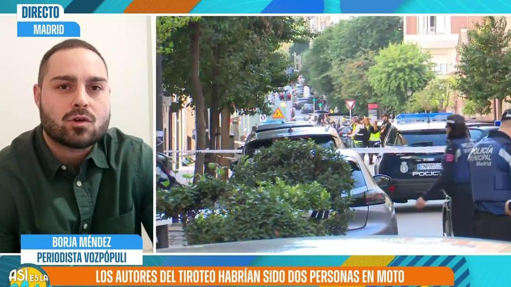 Borja Méndez, sobre el disparo a Alejo Vidal-Quadras: "La principal investigación de la policía nacional es que se trata de dos sicarios"