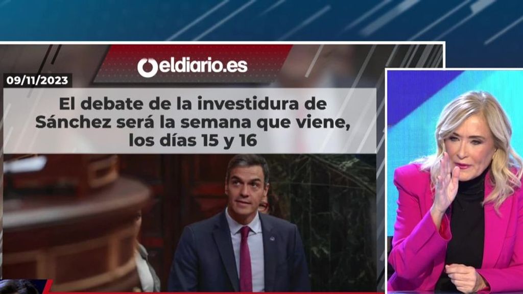 Cristina Cifuentes se pronuncia sobre el acuerdo de investidura