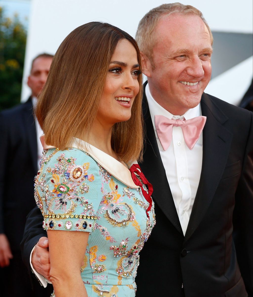 Salma Hayek y François-Henri Pinault. FUENTE: Cordonpress