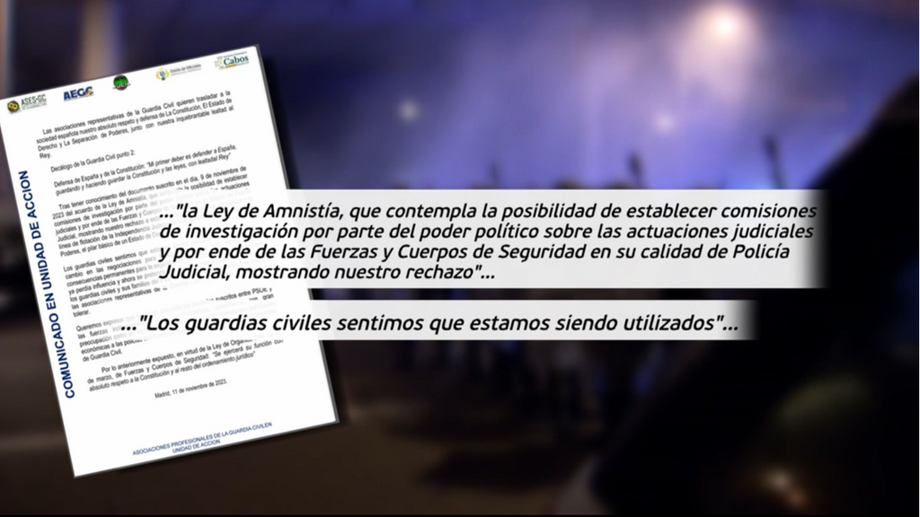 Asociaciones de guardias civiles censuran la amnistía y garantizan que "cumplirán la Constitución"