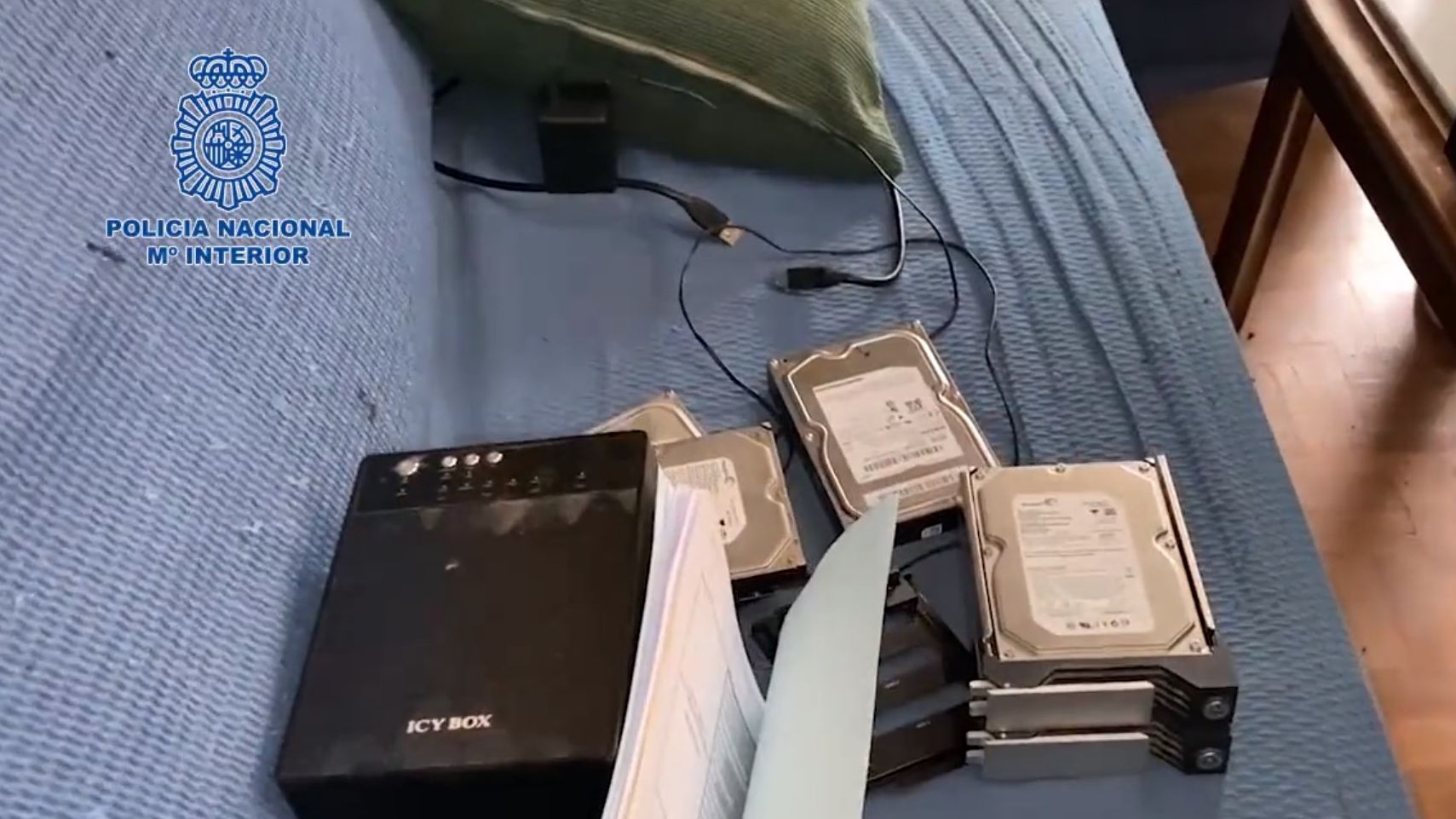 Discos duros intervenidos