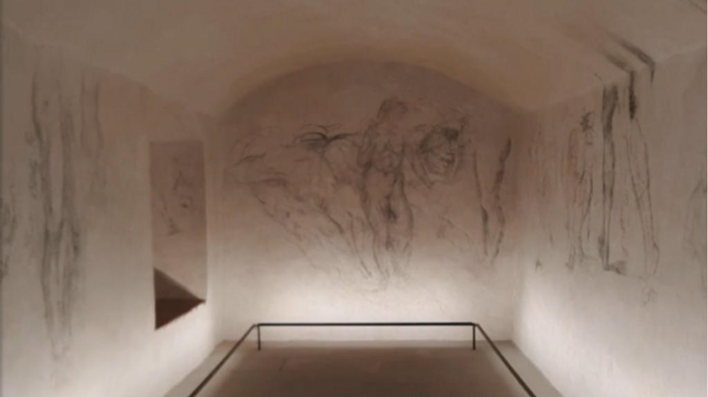 Florencia abre al público la “sala secreta” de Miguel Ángel: los dibujos del genio en el sótano