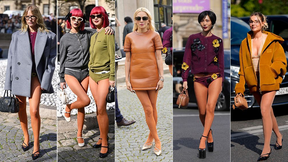 Street style con medias de abuela