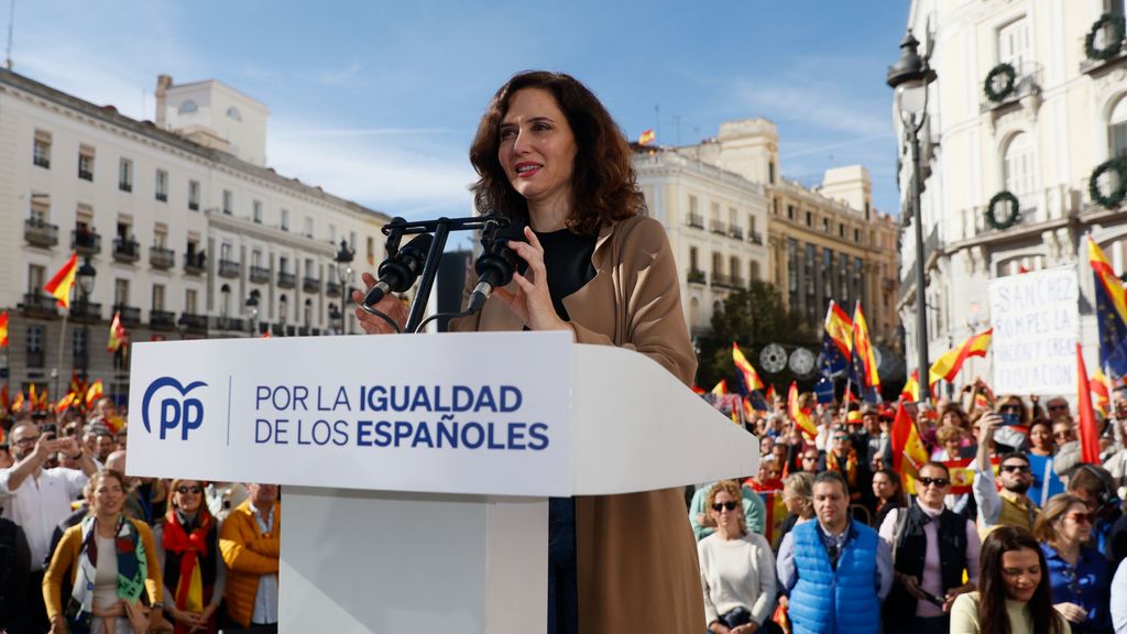 Isabel Díaz Ayuso: Pedro Sánchez "va a regalar España a quienes quieren romperla"