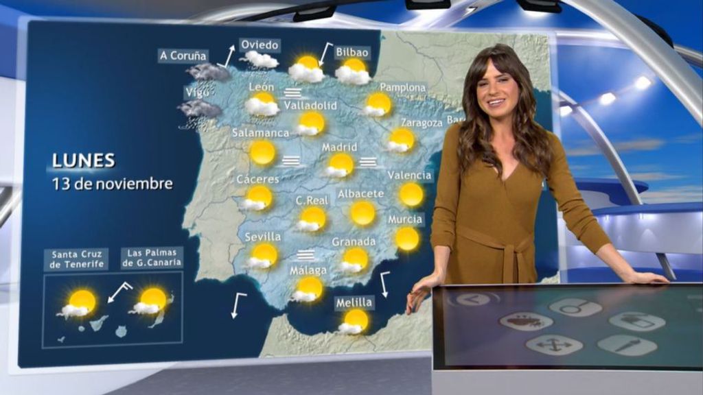 Tiempo lunes: chubascos por el norte peninsular y cielos despejados en el resto