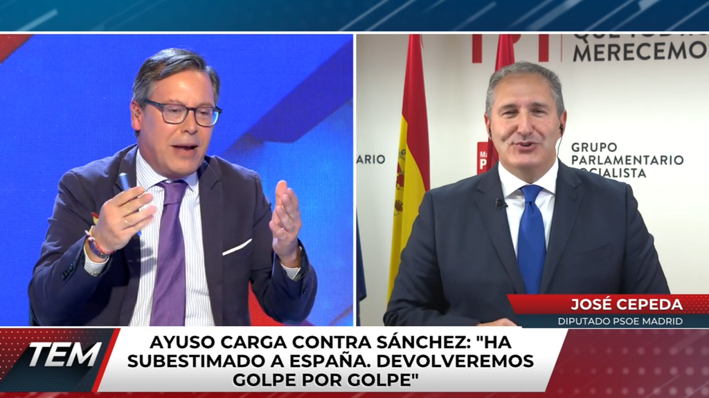 El enganchón entre José Cepeda y Alfonso Serrano: "Hoy es un mal día para vosotros. Ya está el texto de la amnistía encima de la mesa..."