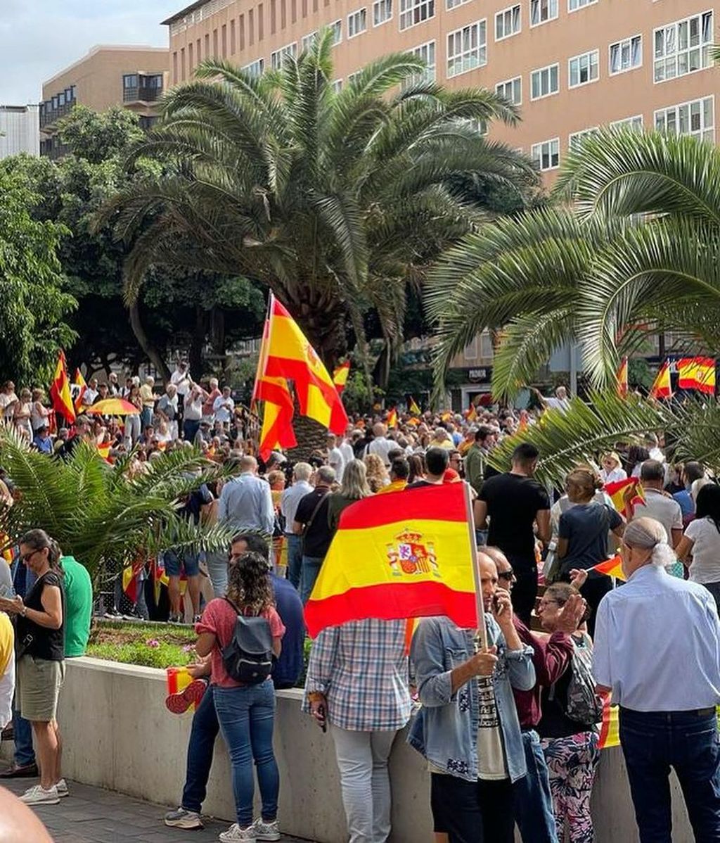 La foto de Carla Barber en las protestas contra la ley de amnistía