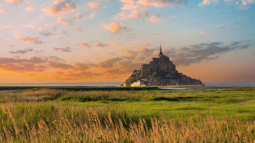 Mont Saint-Michel, en Normandía