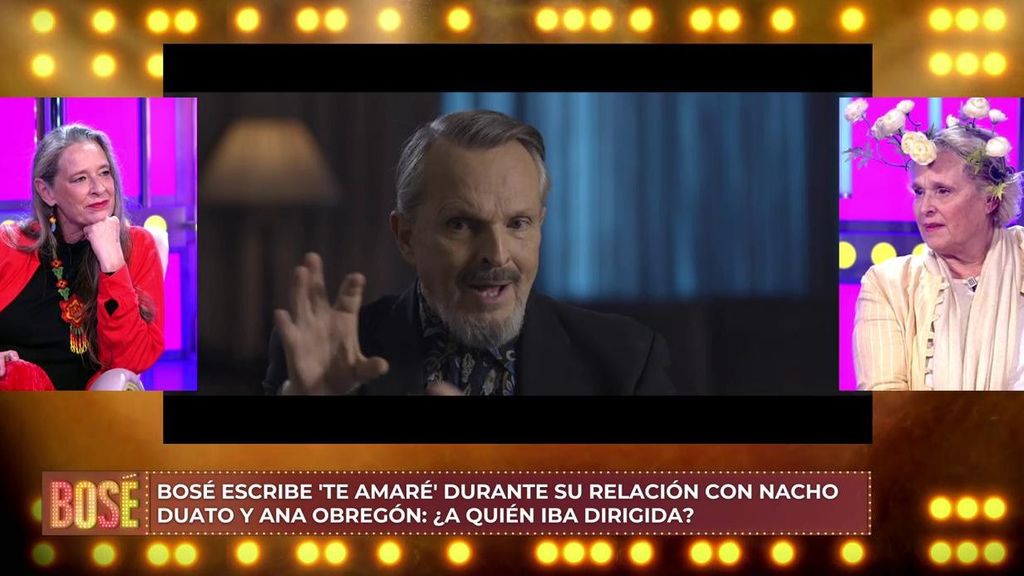 Miguel Bosé habla de 'Te amaré', la canción que escribió durante su relación con Ana Obregón y Nacho Duato: ¿a quién se la dedicó?