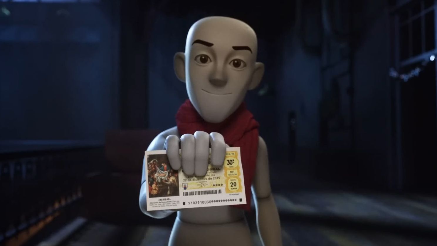 El anuncio de la Lotería de Navidad de 2015