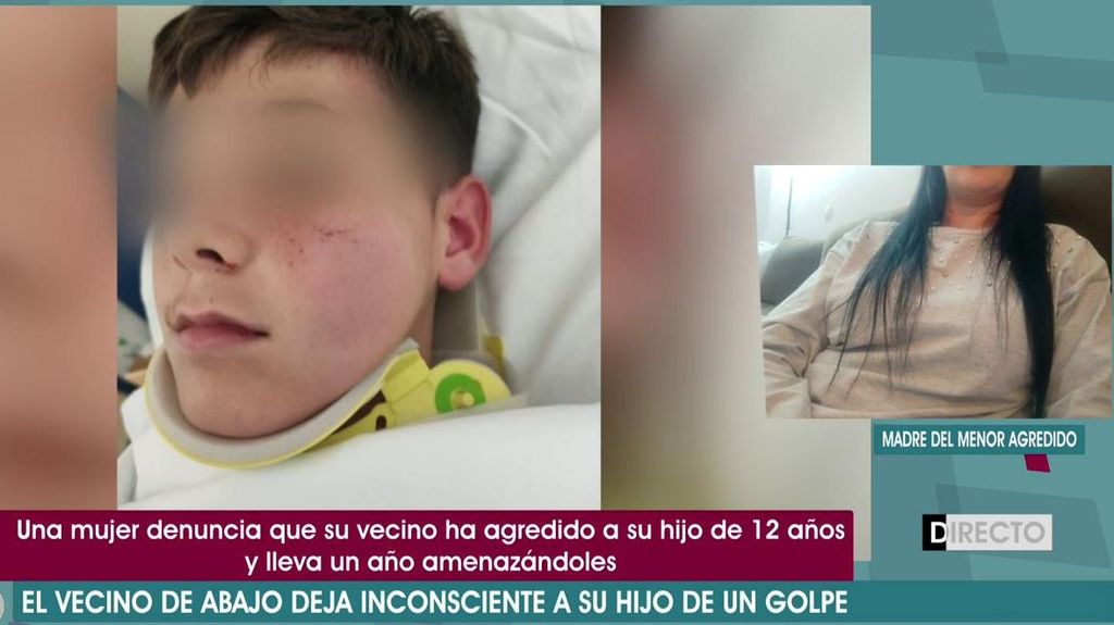 La madre del menor agredido por su vecino por una pelota: "De un golpe le dejó inconsciente"