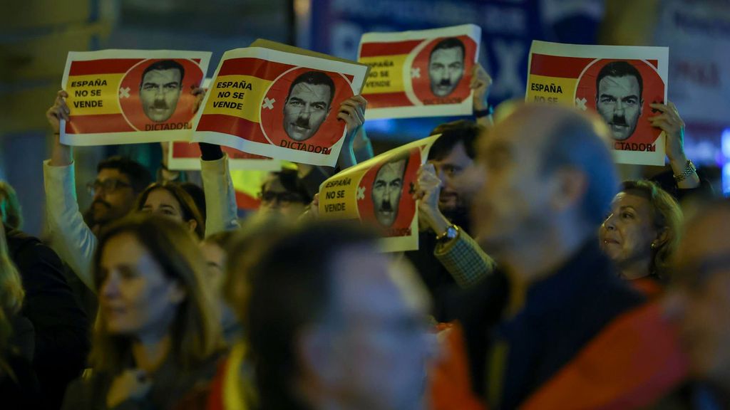 Protestas contra la amnistía en Madrid