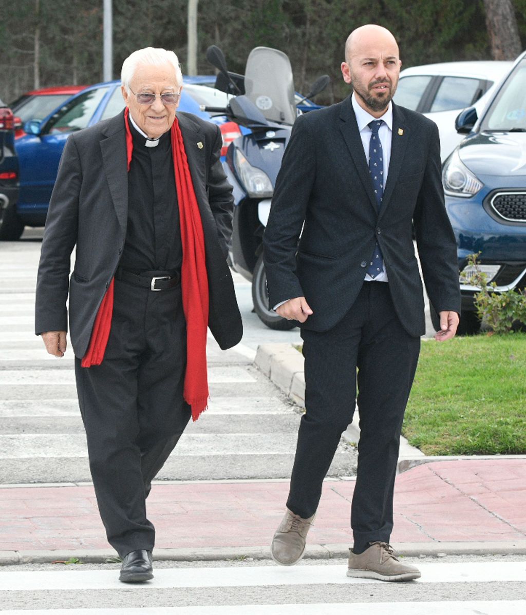 Una de sus últimas apariciones públicas fue en el tanatorio de Fernández Tapias