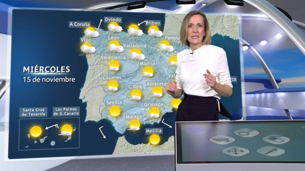 Vuelven las lluvias al norte peninsular con temperaturas aún suaves