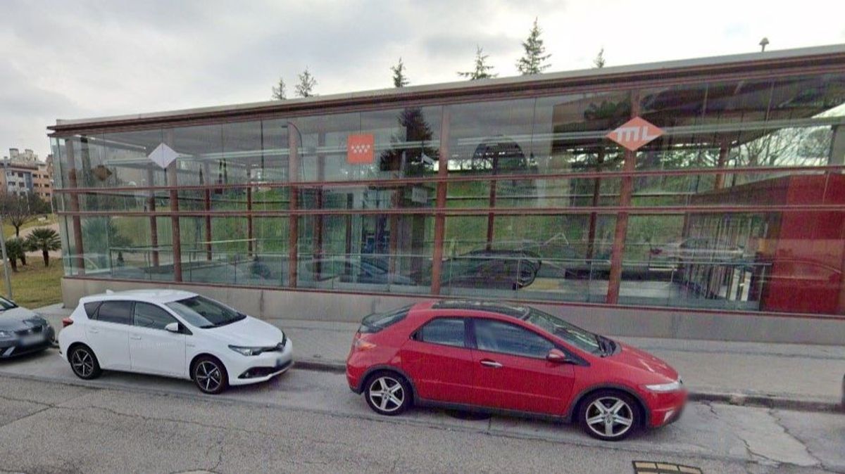 Estación de Metro Ligero María Tudor, situada en el madrileño barrio de Sanchinarro