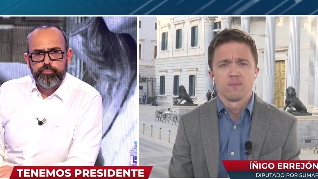 Iñigo Errejón valora la reelección de Pedro Sánchez