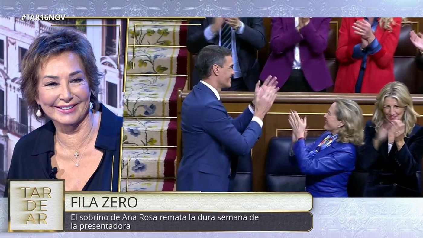 Kike Quintana, ante la felicitación de su tía Ana Rosa a Pedro Sánchez por ser reelegido presidente del gobierno: "Qué falsa"