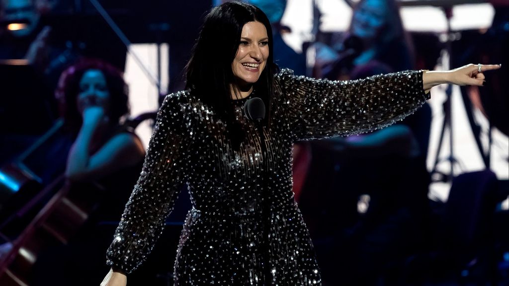 Laura Pausini fue la encargada de cerrar la gala