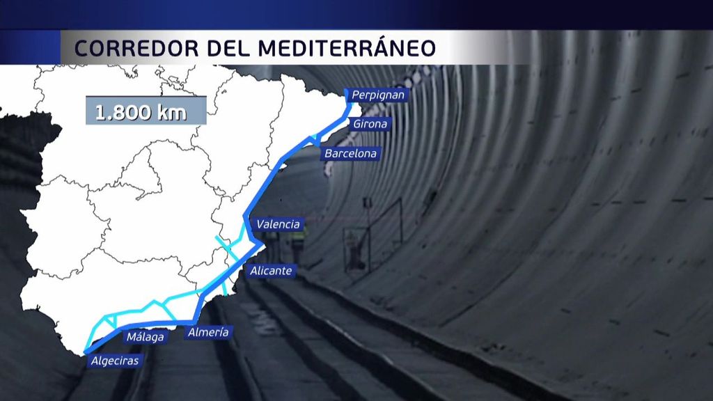 Los empresarios piden al Gobierno que acelere y termine las obras del Corredor Mediterráneo