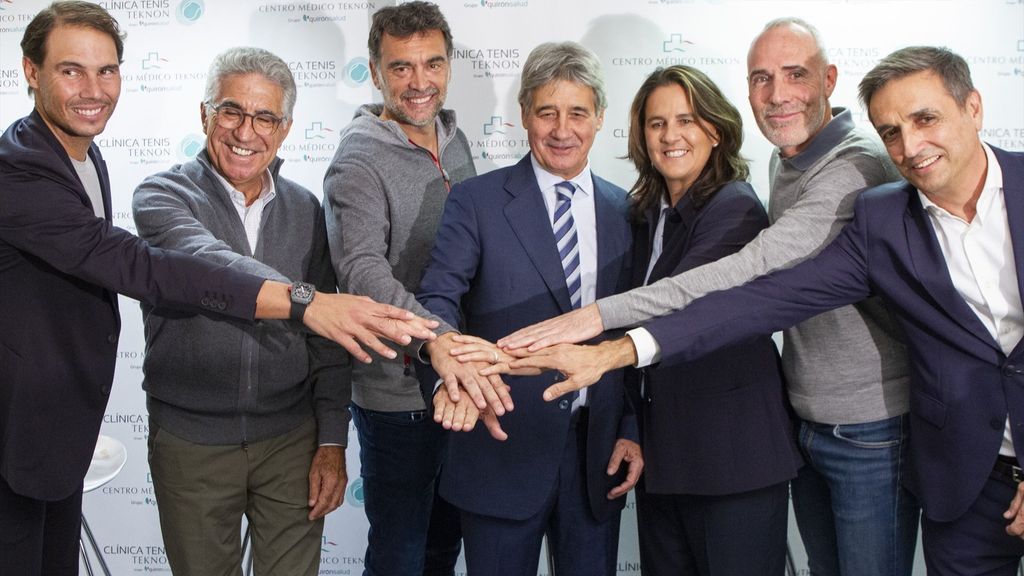 Rafa Nadal visita la Clínica Tenis, el nuevo centro para diagnosticar y prevenir las patologías de este deporte