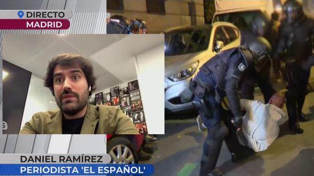 Lo que le dijo un policía a los dos periodistas detenidos en Ferraz ...