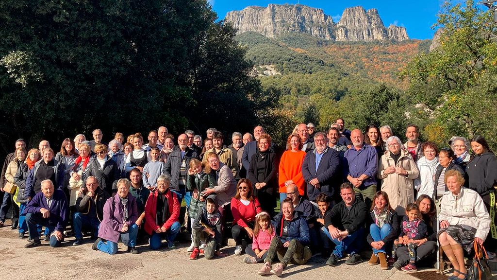Presentació del belén viviente en Montserrat