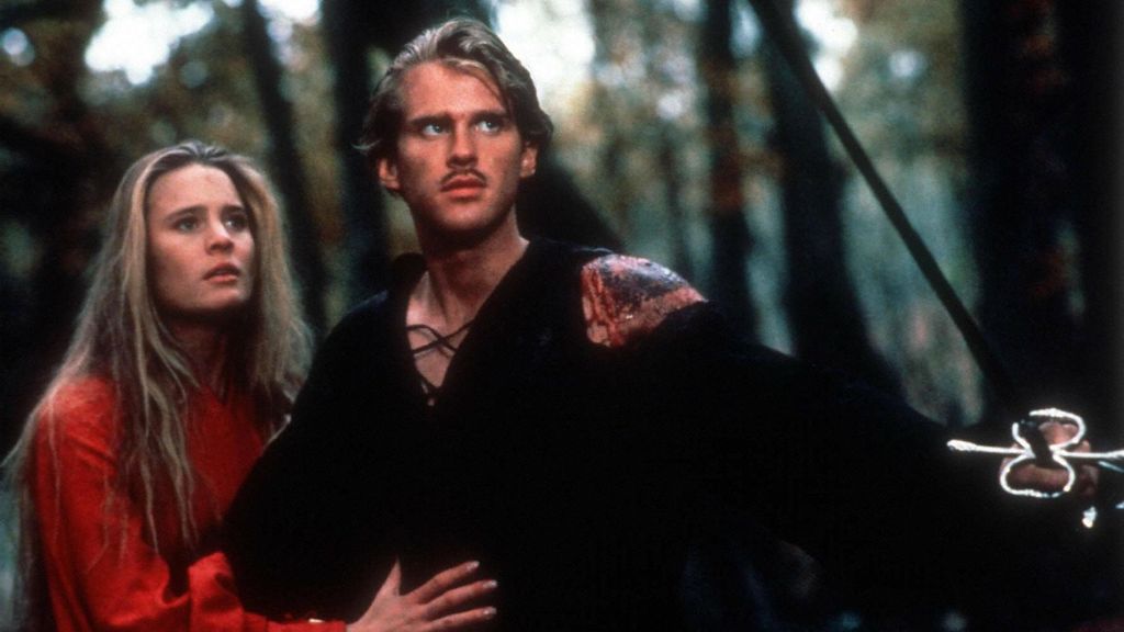 Robin Wright y Cary Elwes en 'La princesa prometida'