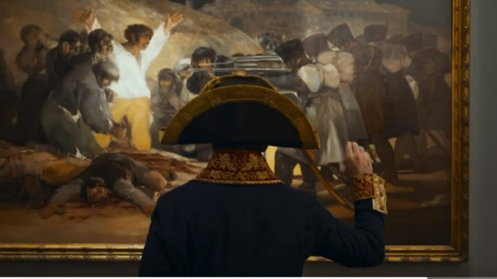 El Museo del Prado muestra las grandes obras de Goya a 'Napoleón' para promocionar su nueva película